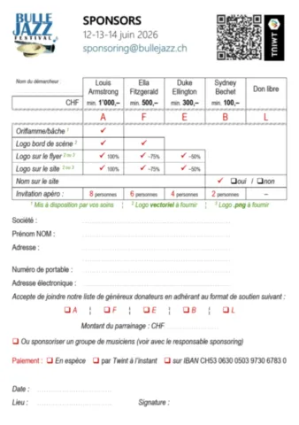 Formules de soutien 2026